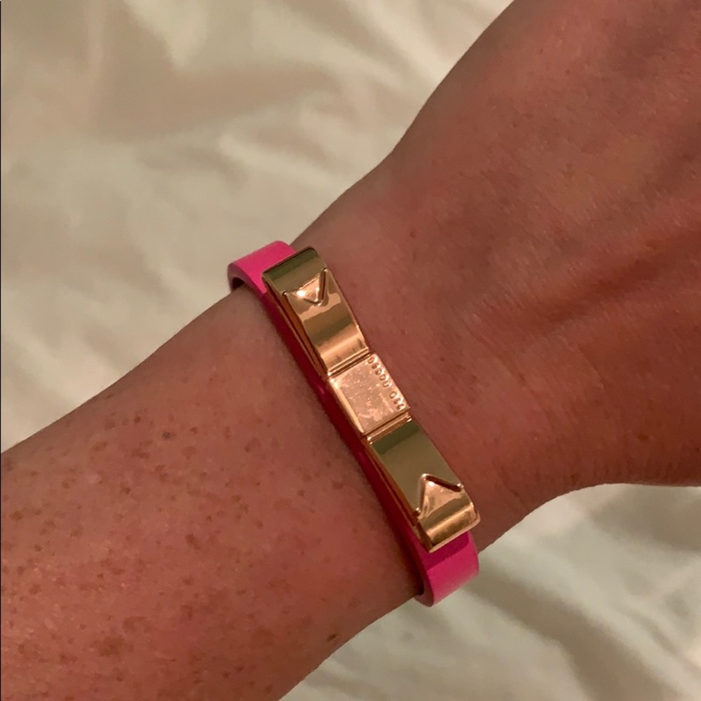 Ted Baker Neon Pink Bow Bracelet